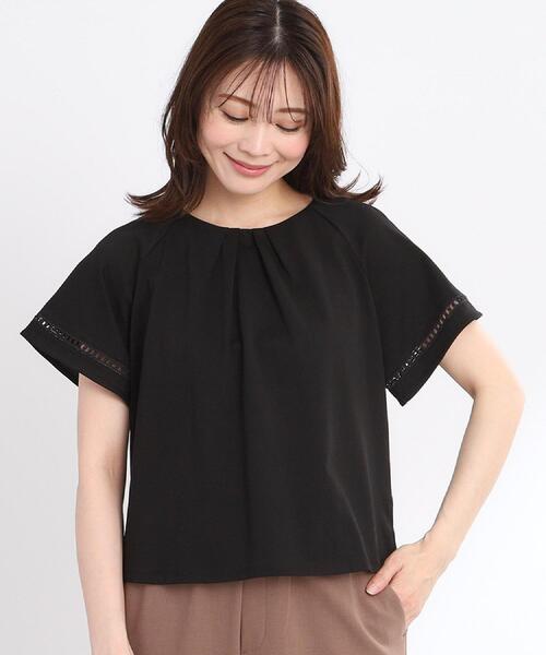 Reflect（リフレクト）の「【手洗い可】フレアースリーブカットソー（Tシャツ/カットソー・レディース・オレンジ/ブラック/ブラウン系/オフホワイト/ブルー・05/07/09/11/13/15 /17）」の3枚目の写真