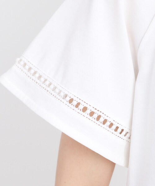 Reflect（リフレクト）の「【手洗い可】フレアースリーブカットソー（Tシャツ/カットソー・レディース・オレンジ/ブラック/ブラウン系/オフホワイト/ブルー・05/07/09/11/13/15 /17）」の10枚目の写真