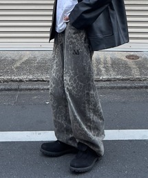 MUCENTムセント ディートスナップボタンレオパードホピワイドパンツ Sサイズ MUCENT｜ムセントのパンツ（レオパード柄）通販 - ZOZOTOWN