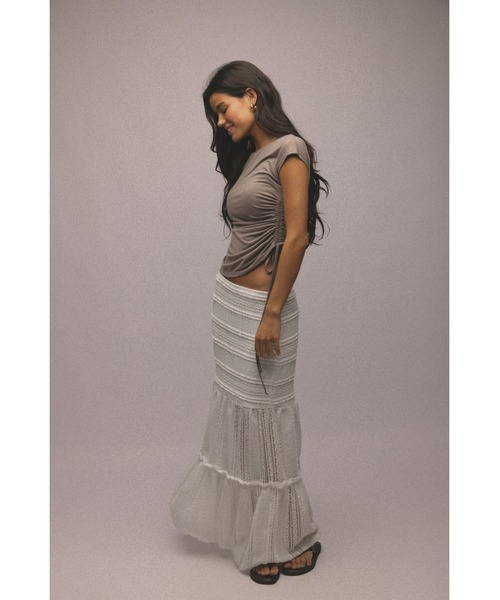 ALEXIA STAM（アリシアスタン）の「Lace Long Skirt/レース