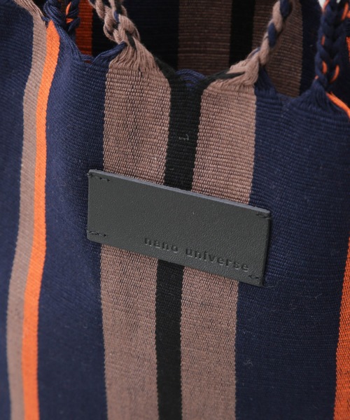 NANO universe（ナノユニバース）の「ハンモックバッグ（トートバッグ・レディース・ライトグレー/ネイビー/オレンジ・FREE）」の7枚目の写真