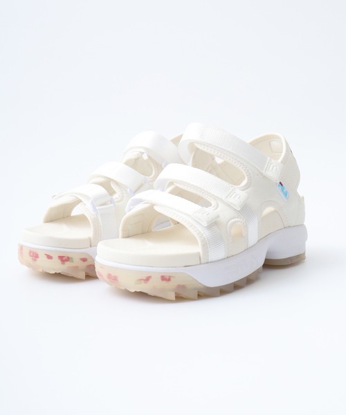 FILA(フィラ)の「FILA DISRUPTOR SD PUFFY U-CITY ディスラプター SD パフィー 厚底 スポーツサンダル(サンダル・レディース・オフホワイト・S/XL/M/L/2XL)」の10枚目の写真