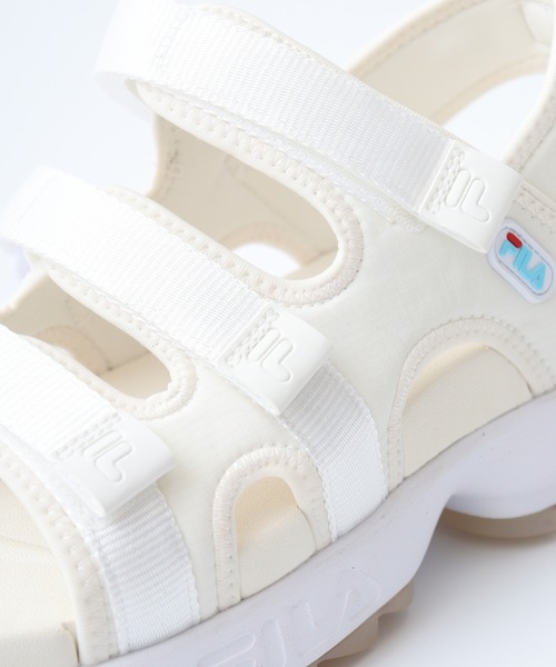 FILA(フィラ)の「FILA DISRUPTOR SD PUFFY U-CITY ディスラプター SD パフィー 厚底 スポーツサンダル(サンダル・レディース・オフホワイト・S/XL/M/L/2XL)」の11枚目の写真