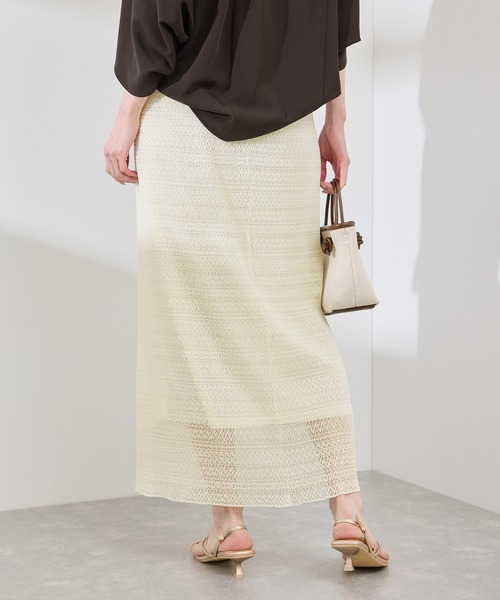 ROPE' PICNIC(ロペピクニック)の「レースアイラインスカート(スカート・レディース・ブラック/ホワイト・38)」の19枚目の写真