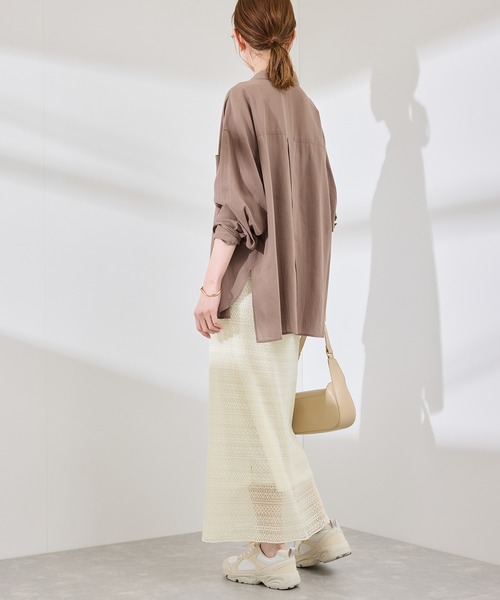 ROPE' PICNIC(ロペピクニック)の「レースアイラインスカート(スカート・レディース・ブラック/ホワイト・38)」の22枚目の写真