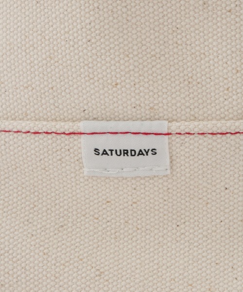 Saturdays NYC（サタデーズ ニューヨークシティ ）の「SNYC Canvas Bonsack（トートバッグ・メンズ・オフホワイト・FREE）」の4枚目の写真