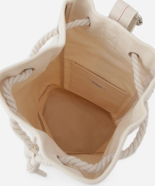 Saturdays NYC（サタデーズ ニューヨークシティ ）の「SNYC Canvas Bonsack（トートバッグ・メンズ・オフホワイト・FREE）」の2枚目の写真