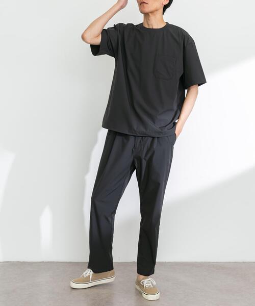 URBAN RESEARCH Sonny Label(アーバンリサーチサニーレーベル)の「『接触冷感/吸水速乾/UVカット』Breeze Fit クルーネックTシャツ(Tシャツ/カットソー・メンズ・ベージュ系その他/ブラック/チャコールグレー・MEDIUM/LARGE/X-LARGE)」の22枚目の写真
