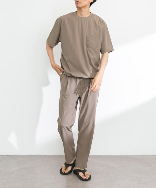 URBAN RESEARCH Sonny Label(アーバンリサーチサニーレーベル)の「『接触冷感/吸水速乾/UVカット』Breeze Fit クルーネックTシャツ(Tシャツ/カットソー・メンズ・ベージュ系その他/ブラック/チャコールグレー・MEDIUM/LARGE/X-LARGE)」の14枚目の写真