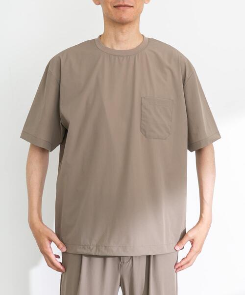 URBAN RESEARCH Sonny Label(アーバンリサーチサニーレーベル)の「『接触冷感/吸水速乾/UVカット』Breeze Fit クルーネックTシャツ(Tシャツ/カットソー・メンズ・ベージュ系その他/ブラック/チャコールグレー・MEDIUM/LARGE/X-LARGE)」の13枚目の写真