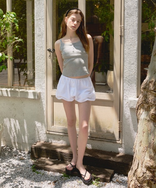 GIUNON(ジウノン)の「front button balloon pants / フロントボタンバルーンパンツ(その他パンツ・レディース・ホワイト/ブラック/ブルーグレー・FREE)」の16枚目の写真