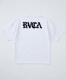 RVCA レディース OLD ENGLISH DOLMAN ST Tシャツ 【2025年夏モデル】/ルーカドロップショルダーバックプリントロゴ半袖Tシャツ