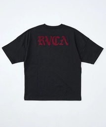 RVCA レディース OLD ENGLISH DOLMAN ST Tシャツ 【2025年夏モデル】/ルーカドロップショルダーバックプリントロゴ半袖Tシャツ