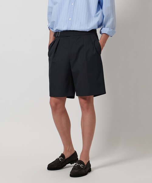 UNITED ARROWS（ユナイテッドアローズ）の「ポリエステル/ウール  フォルム ギャバジン グルカショーツ（その他パンツ・メンズ・ベージュ/ネイビー・L/M/XL/S）」の3枚目の写真