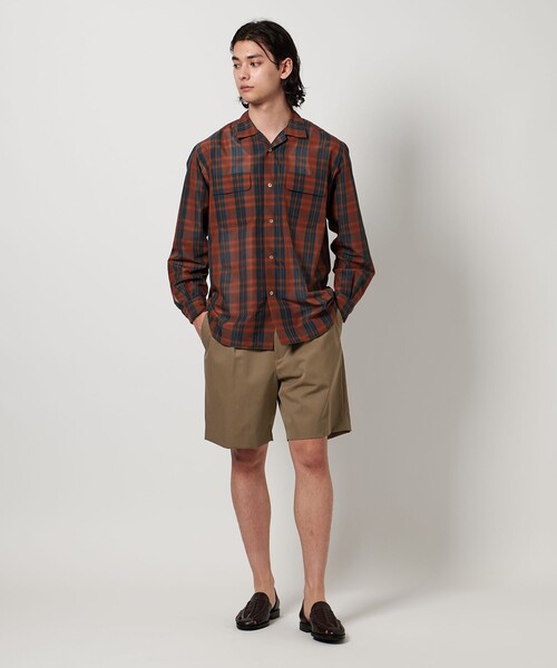 UNITED ARROWS（ユナイテッドアローズ）の「ポリエステル/ウール  フォルム ギャバジン グルカショーツ（その他パンツ・メンズ・ベージュ/ネイビー・L/M/XL/S）」の9枚目の写真