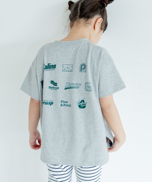 LOWRYS FARM（ローリーズファーム）の「ＭＡＲＴＯプリントＴ　 498650（Tシャツ/カットソー・キッズ・ホワイト系その他/オフホワイト/グレー/チャコールグレー・110cm/120cm/130cm/140cm/150cm）」の4枚目の写真