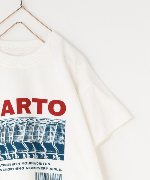 LOWRYS FARM（ローリーズファーム）の「ＭＡＲＴＯプリントＴ　 498650（Tシャツ/カットソー・キッズ・ホワイト系その他/オフホワイト/グレー/チャコールグレー・110cm/120cm/130cm/140cm/150cm）」の7枚目の写真