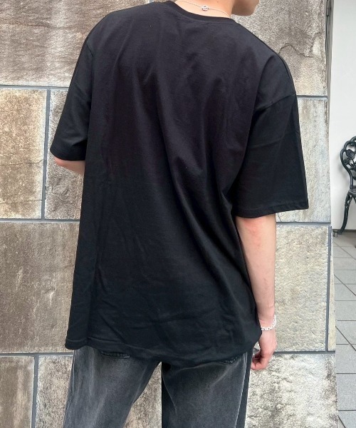 Chikashitsu +（チカシツプラス）の「【Chikashitsu +】edy crystalhalf sleeve t-shirt / 【チカシツプラス】ロゴ半袖Ｔシャツ（Tシャツ/カットソー・メンズ・ホワイト/ブラック・ONE SIZE）」の15枚目の写真