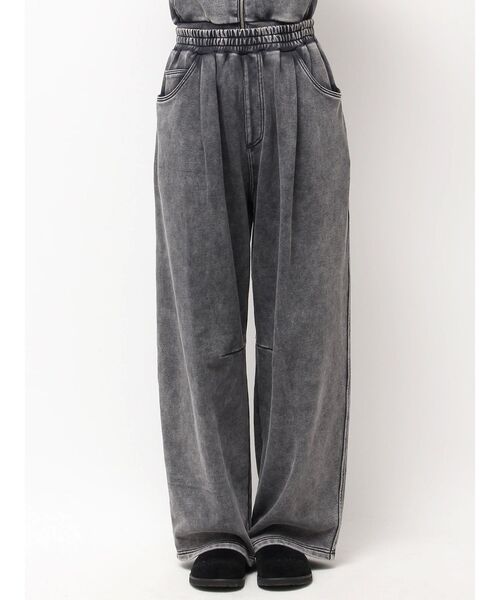 Ungrid（アングリッド）の「ヴィンテージウォッシュスウェットパンツ（スウェットパンツ・レディース・チャコールグレー/ベージュ・FREE）」の13枚目の写真