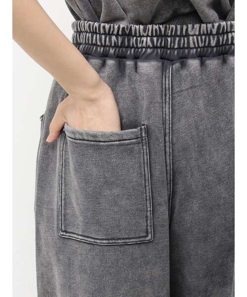 Ungrid（アングリッド）の「ヴィンテージウォッシュスウェットパンツ（スウェットパンツ・レディース・チャコールグレー/ベージュ・FREE）」の17枚目の写真