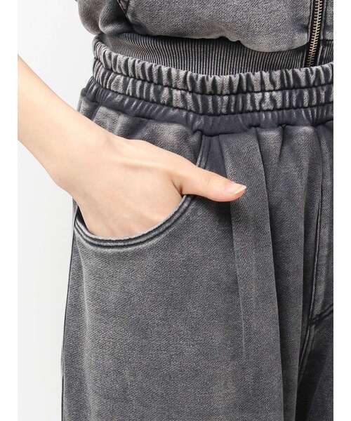 Ungrid（アングリッド）の「ヴィンテージウォッシュスウェットパンツ（スウェットパンツ・レディース・チャコールグレー/ベージュ・FREE）」の18枚目の写真