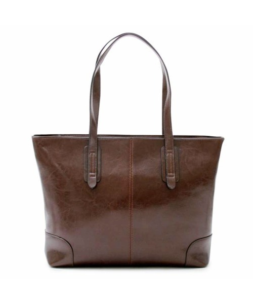 REGiSTA（レジスタ）の「REGiSTA Split Leather Tote Bag（トートバッグ・メンズ・ネイビー/キャメル/ダークブラウン/レッド/グレー/ブラック・FREE）」の4枚目の写真