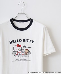 sanrio（サンリオ）の「ハローキティ天竺半袖Tシャツ（Tシャツ/カットソー・メンズ）」