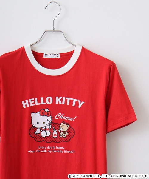 ハローキティ天竺半袖Tシャツ（Tシャツ/カットソー）｜sanrio