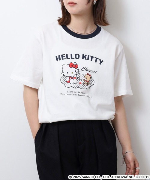 ハローキティ天竺半袖Tシャツ（Tシャツ/カットソー）｜sanrio