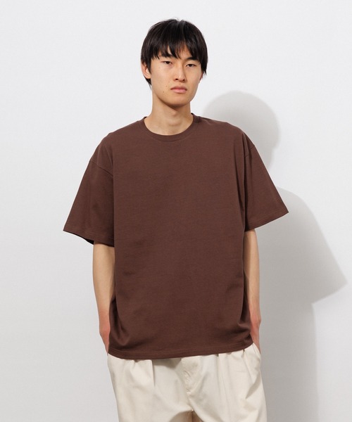 Knuu(ヌウ)の「9.5oz Heavy T-Shirt(Tシャツ/カットソー・メンズ・ブラック/ネイビー/ホワイト/ブラウン/ダークネイビー・XX-LARGE/X-LARGE/LARGE/MEDIUM/SMALL/X-SMALL)」の3枚目の写真