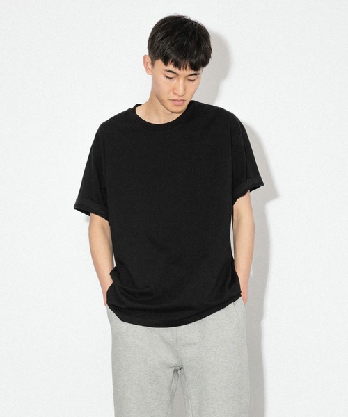 Knuu(ヌウ)の「9.5oz Heavy T-Shirt(Tシャツ/カットソー・メンズ・ブラック/ネイビー/ホワイト/ブラウン/ダークネイビー・XX-LARGE/X-LARGE/LARGE/MEDIUM/SMALL/X-SMALL)」の2枚目の写真