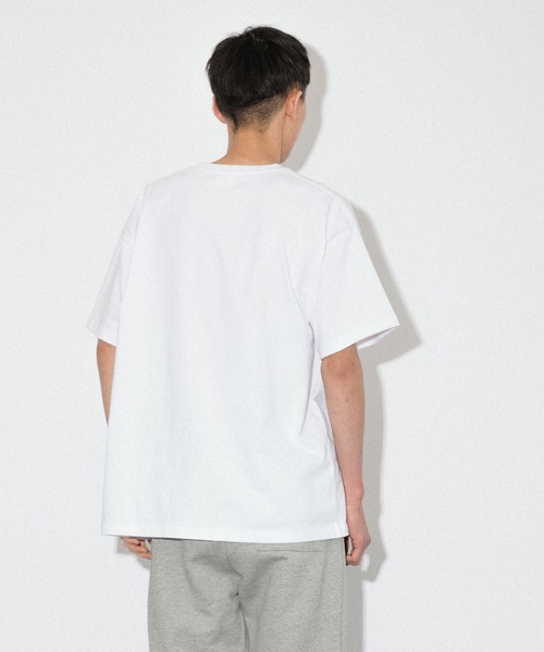Knuu(ヌウ)の「9.5oz Heavy T-Shirt(Tシャツ/カットソー・メンズ・ブラック/ネイビー/ホワイト/ブラウン/ダークネイビー・XX-LARGE/X-LARGE/LARGE/MEDIUM/SMALL/X-SMALL)」の7枚目の写真