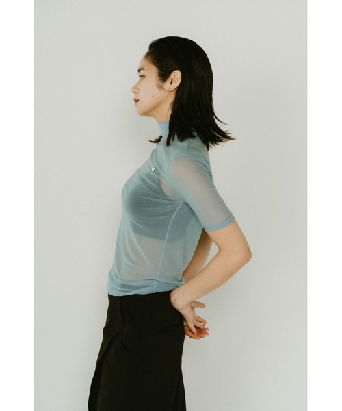 【Knuth Marf】 K motif sheer tops K motif sheer tops/3color | KNUTH MARF