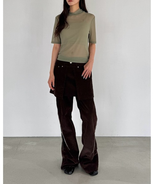 K motif sheer tops（Tシャツ/カットソー）｜Knuth Marf
