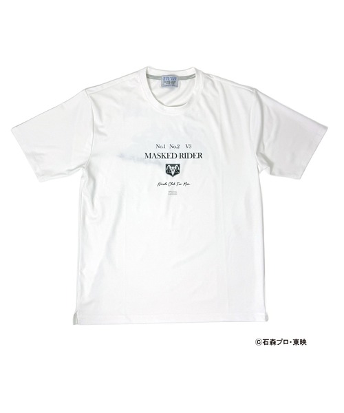 NICOLE CLUB FOR MEN（ニコルクラブフォーメン）の「仮面ライダー　コラボTシャツ（Tシャツ/カットソー・メンズ・ホワイト系1/ホワイト系2/ホワイト系3/ブラック系2/ブラック系1・MEDIUM/LARGE/X-LARGE）」の6枚目の写真