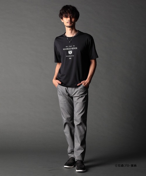NICOLE CLUB FOR MEN（ニコルクラブフォーメン）の「仮面ライダー　コラボTシャツ（Tシャツ/カットソー・メンズ・ホワイト系1/ホワイト系2/ホワイト系3/ブラック系2/ブラック系1・MEDIUM/LARGE/X-LARGE）」の19枚目の写真