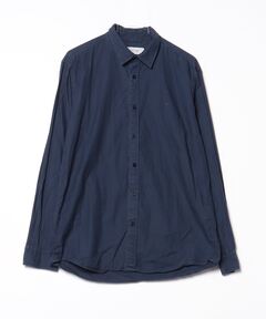 セール】五分袖ピンタックプリーツ配色ナローリボンブラウス