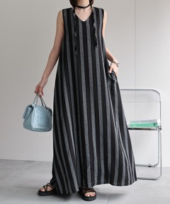 Striped Jacquard Knit Dress（ワンピース）｜Her lip to（ハーリップ