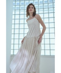 【セール】Estella.K エステラケー　ドットワンピース　ベージュ Estella.k エステラケー ドットワンピース - メルカリ