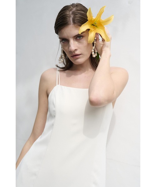 Estella.K(エステラケー)の「Juliette Dress ロースウィッチングWストラップロングドレス(ワンピース・レディース・ブラック/アイボリー/ブラック系その他2/アイボリー系2・FREE)」の9枚目の写真
