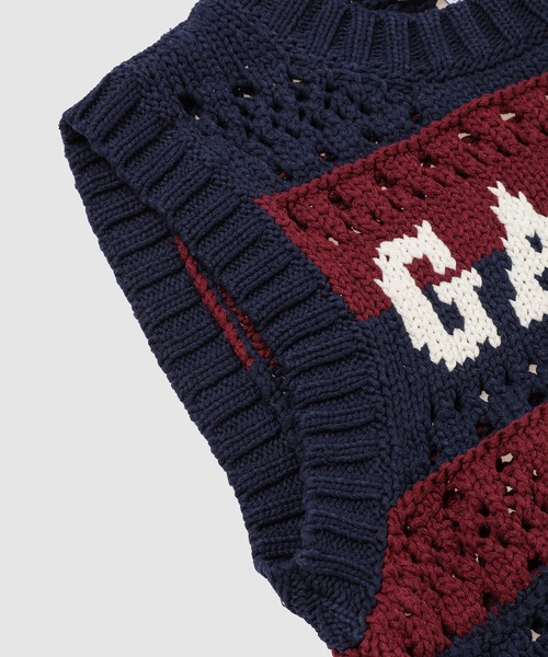 GANNI（ガニー）の「Cotton Mix Striped Vest（ベスト・レディース・その他・S/M）」の4枚目の写真