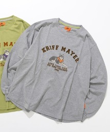KRIFF MAYER | 【本体綿100％】プリントロンT(マフラーハスキー)(Tシャツ/カットソー)
