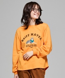 KRIFF MAYER | 【本体綿100%】プリントロンT(マフラーハスキー)(Tシャツ/カットソー)