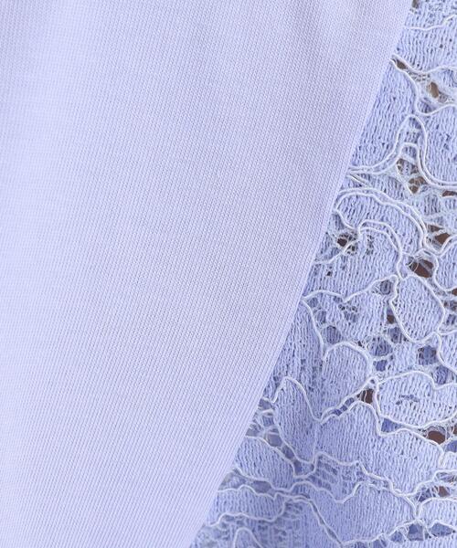 ITS'DEMO(イッツデモ)の「【手洗い可】袖フレアレースプルオーバー(Tシャツ/カットソー・レディース・ブラック/オフホワイト/サックスブルー/ピンク系・00)」の15枚目の写真