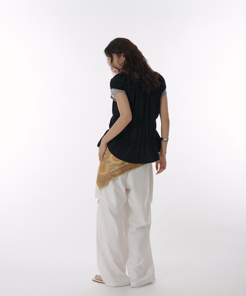 layered like puff sleeve tops / レイヤード風パフスリーブ