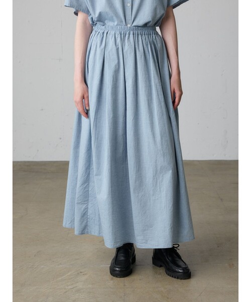 todayful シャンブレーギャザースカート　ameri todayful シャンブレーギャザースカート ameri TODAYFUL SALE30%OFF