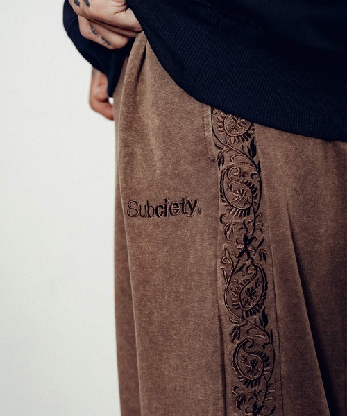 Subciety(サブサエティ)の「Washed sweat slacks(スウェットパンツ・メンズ・ブラック/グレー/ブラウン・SMALL/MEDIUM/LARGE/X-LARGE)」の8枚目の写真