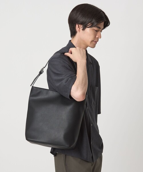 GLR レザー ファンクショナル ショルダーバッグ セール】【WEB限定】GLR レザーライク ファンクショナル