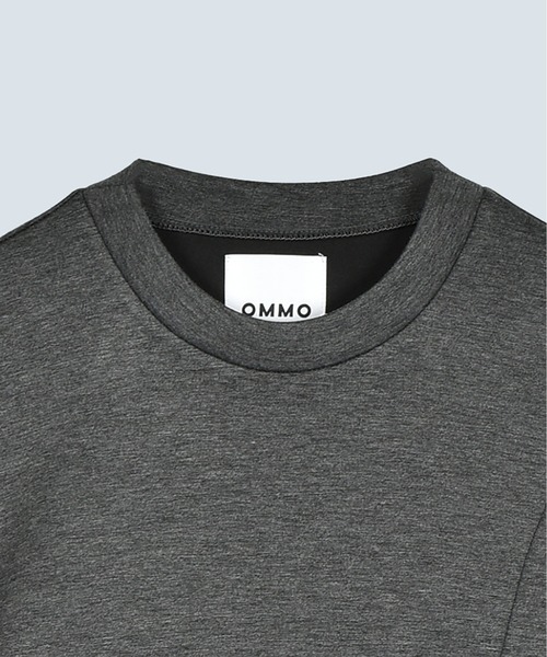OMMO（オーエムエムオー）の「SQUARE SLEEVE BIG POCKET TOP（スウェット・レディース・ブラック/グレー・F）」の19枚目の写真