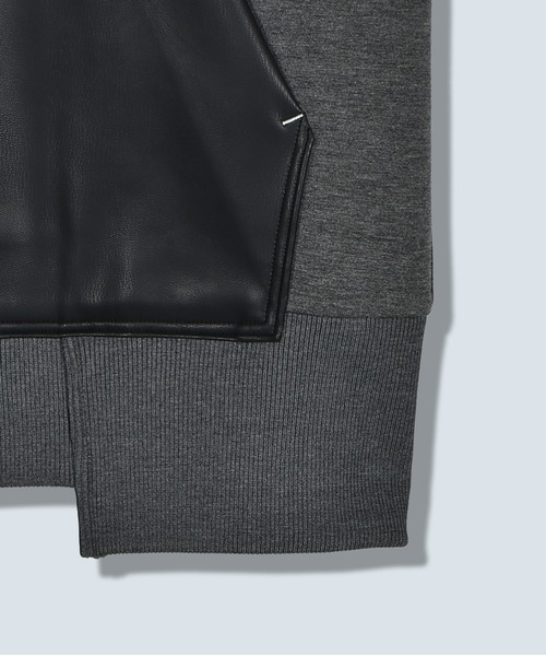 OMMO（オーエムエムオー）の「SQUARE SLEEVE BIG POCKET TOP（スウェット・レディース・ブラック/グレー・F）」の22枚目の写真